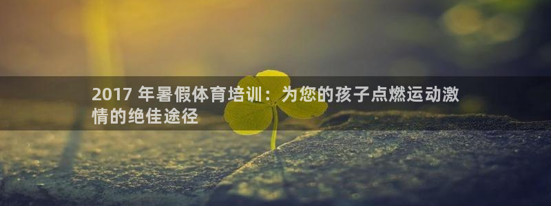 焦点娱乐官网下载苹果：2017 年暑假体育培训：为您