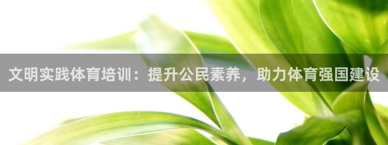 焦点娱乐官网下载安装苹果：文明实践体育培训：提升公民