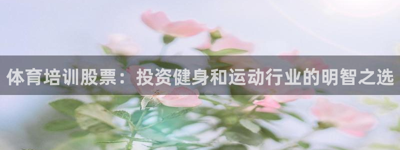 焦点娱乐官网首页下载手机版：体育培训股票：投资健身和